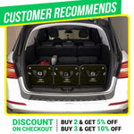 Load image into Gallery viewer, Trunk Organizer with Covering Net Attachable Non Slip Pads and Stainless Hooks Military Green