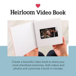 Load image into Gallery viewer, Heirloom Wedding Video Book Create Your Own Digital Greeting Card Gift with Your Memories Anniversary Christmas Wedding Plays 10 Minutes of Video and Photos