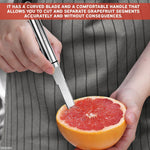 Load image into Gallery viewer, Grapefruit Knife With Curved Serrated Blade   Fruit Slicer and Cutter for Oranges   Kitchen Gadget Stainless Steel Small Knife for Home