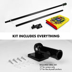 Load image into Gallery viewer, G128 Combo Pack: 6 Ft Tangle Free Aluminum Spinning Flagpole (Black) &amp; Venezuela 7 Stars Venezuelan Flag 3x5 Ft, ToughWeave Series Double Sided Embroidered 210D Polyester  Pole with Flag Included