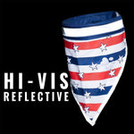 Load image into Gallery viewer, 4th of July Dog Bandana for Large and Small Pets. Reflective Accessories for Walking Camping and Off Leash Exploration 2 Pack.