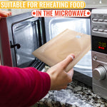 Load image into Gallery viewer, 12Pcs Non Stick Toaster Bags Reusable – 6.7 x7.5  Grilled Cheese Bags Heat Resistant &amp; Easy to Clean  Mess Free Toasting Sandwiches Panini &amp; More  Compatible with Toaster Oven Microwave &amp; Grill