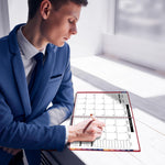Load image into Gallery viewer, 2026 Appointment Book &amp; Planner 8.5 x 11 inch Large Maroon Tabbed Daily Hourly Weekly Planner Schedule Book 15 Minute time Slots Business &amp; Personal Planner Jan 2026 Dec 2026