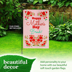 Load image into Gallery viewer, G128 Garden Flag Happy Mother's Day Bruh Double Sided 12x18 Blockout Fabric  Outdoor Seasonal Holiday Home Yard Decor