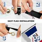 Load image into Gallery viewer, Combo Pack 6 Ft Tangle Free Spinning Flagpole and Iowa IA State Flag 3x5 ft