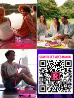 Load image into Gallery viewer, Pink Portable Hookah Set With Everything And Case with Tattoo Pattern