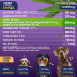 Load image into Gallery viewer, Hemp Calming Chews for Dogs with Anxiety and Stress Dog Calming Treats 90 Chews