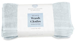Load image into Gallery viewer, Resort Collection Soft Washcloth Face Body Towel Set 12 Pack 12x12 in Light Blue