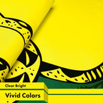 Load image into Gallery viewer, G128 Combo Pack: American USA Flag 3x5 Ft &amp; Gadsden Don't Tread On Me Flag 3x5 Ft  Both LiteWeave Pro Series Printed 150D Polyester, 4 Corner Brass Grommets, Perfect For Balcony