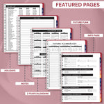 Load image into Gallery viewer, 2026 Appointment Book &amp; Planner 8.5 x 11 inch Large Maroon Tabbed Daily Hourly Weekly Planner Schedule Book 15 Minute time Slots Business &amp; Personal Planner Jan 2026 Dec 2026