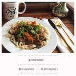 Load image into Gallery viewer, Organic Fettuccine Premium Shirataki Konjac Pasta USDA Organic 100% Plant Based Keto Friendly Zero Net Carb Non GMO Ready to Eat Low Calorie Gluten Free Vegan Diet 12 Pack