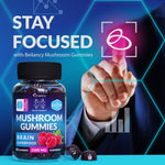 Load image into Gallery viewer, Lion's Mane Gummies for Mental Clarity Reishi and Cordyceps Blend 60 Chews