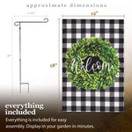 Load image into Gallery viewer, Combo Pack Garden Flag Stand Black 36x16 in Garden Flag 12x18 in Everyday